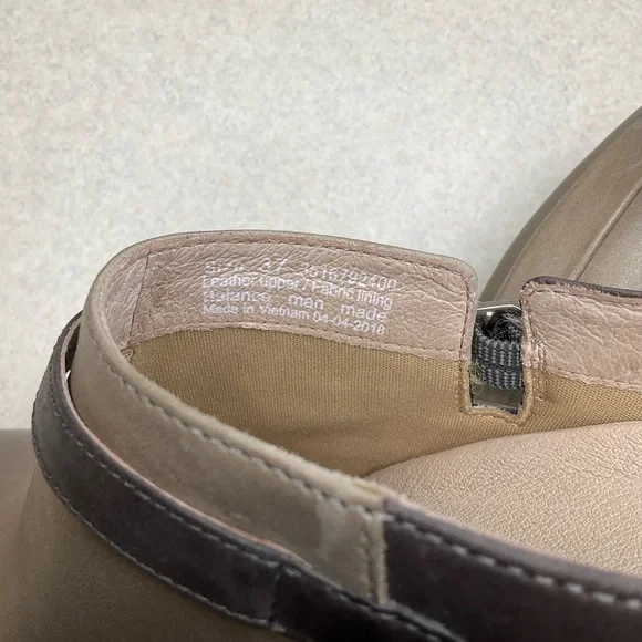 Dansko Malissa Heeled Mule 37 Stone Burnished NWOB - Picture 7 of 11